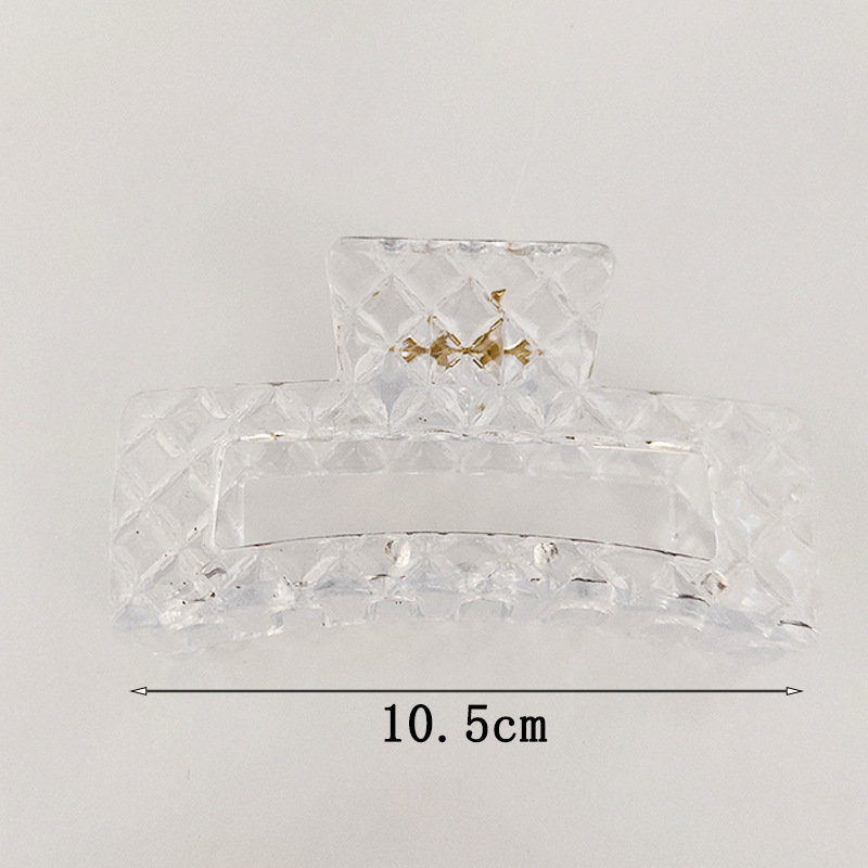 热门发夹各样式透明抓夹大号流行发卡创意 DIY百搭发饰鲨鱼夹批发详情18