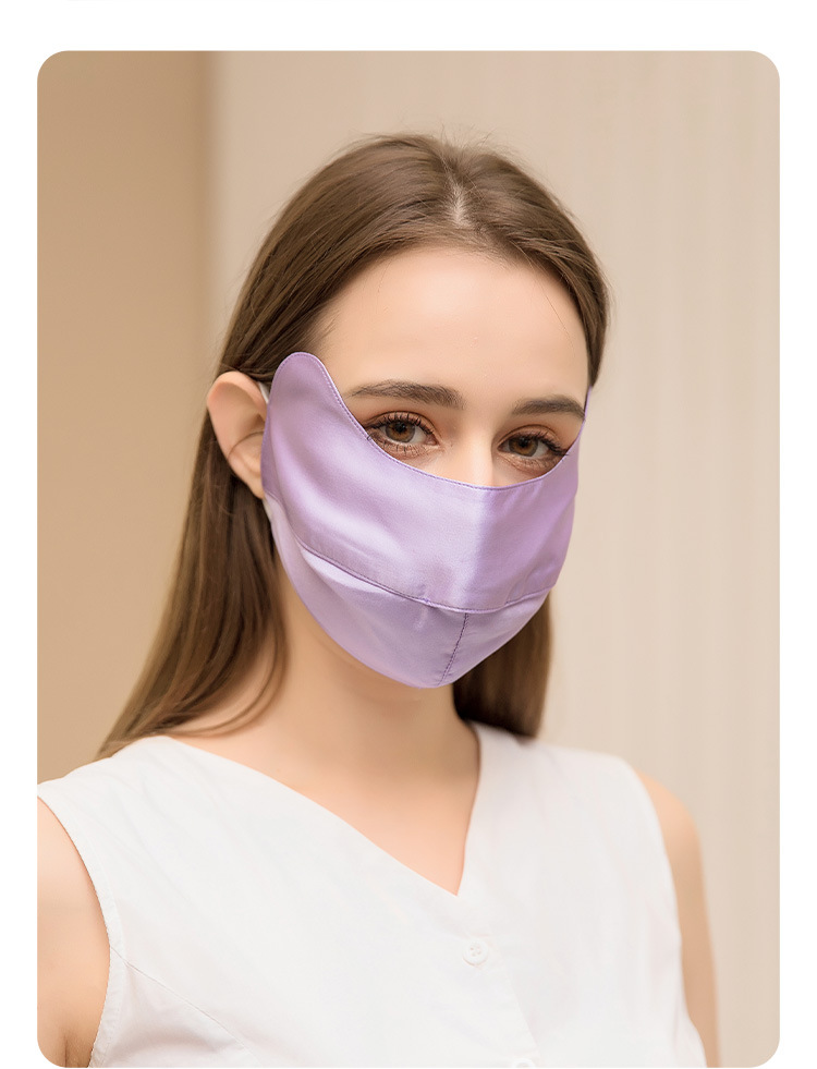 真丝口罩女防紫外线透气防晒面罩桑蚕丝脸罩护眼角全脸防护夏遮阳详情24