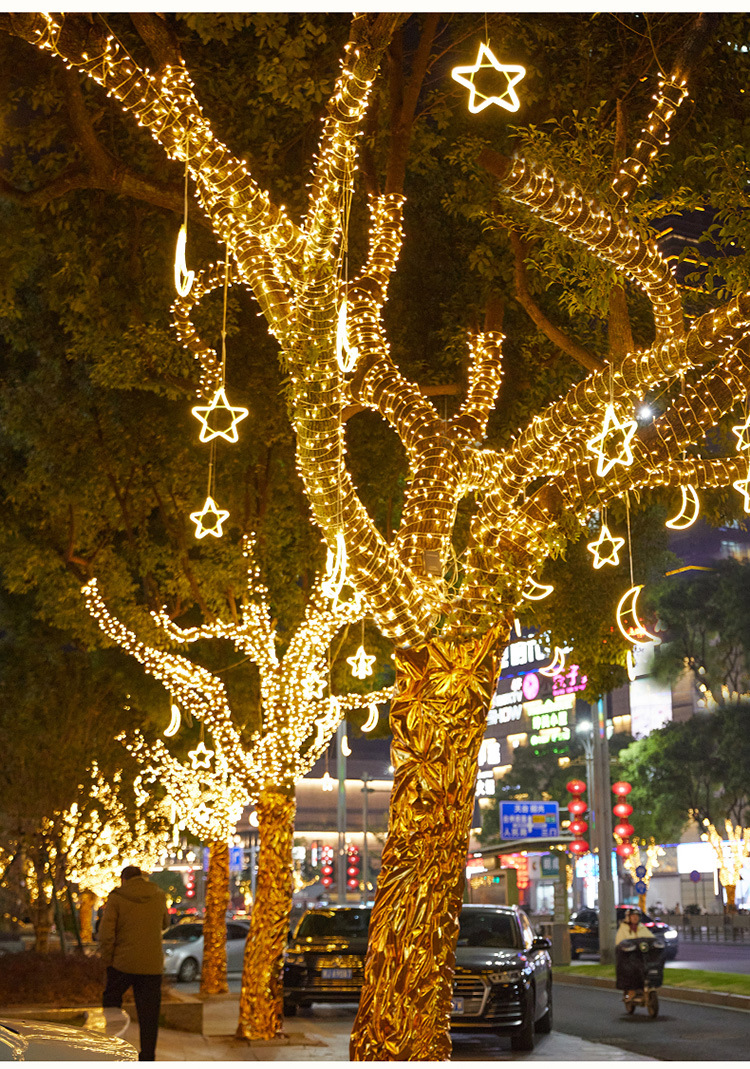 led小彩灯闪灯串灯满天星灯户外氛围灯露营挂树上星星灯串装饰灯详情4