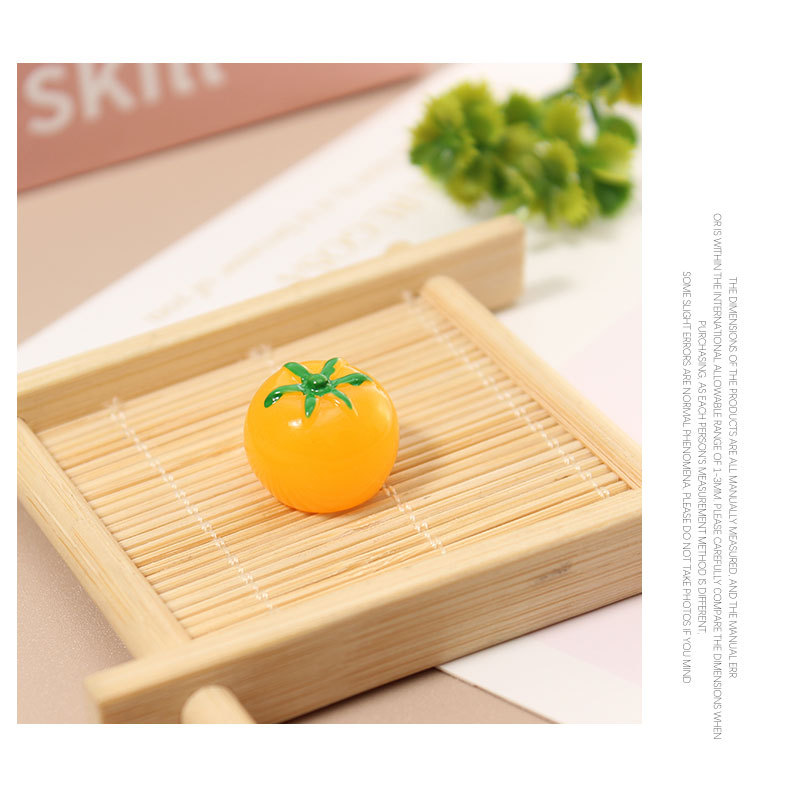 仿真水果番茄立体食玩娃娃屋冰箱贴奶油胶夜光diy饰品树脂配件详情41