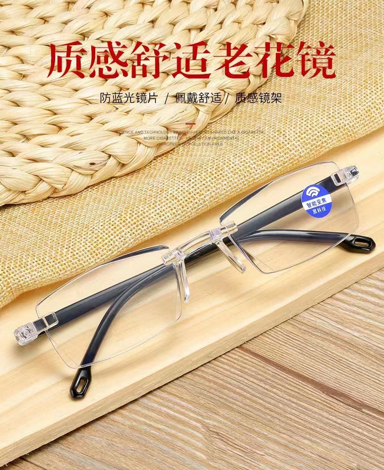 350-degree reading glasses for both men and women, high-definition anti-blue light multi-focus reading glasses for middle-aged and elderly people, 2-yuan supply pic 6