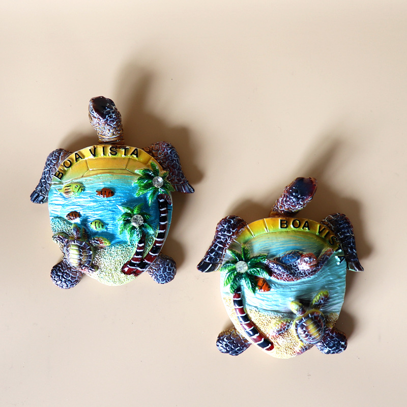 厂家现货 非洲佛得角树脂冰箱贴海洋沙滩建筑景点旅游纪念品磁贴批发详情4