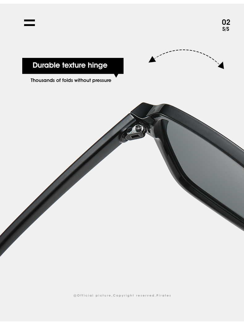 2023新款简约欧美经典外贸方框双梁太阳镜男女士百搭修脸时尚墨镜详情16