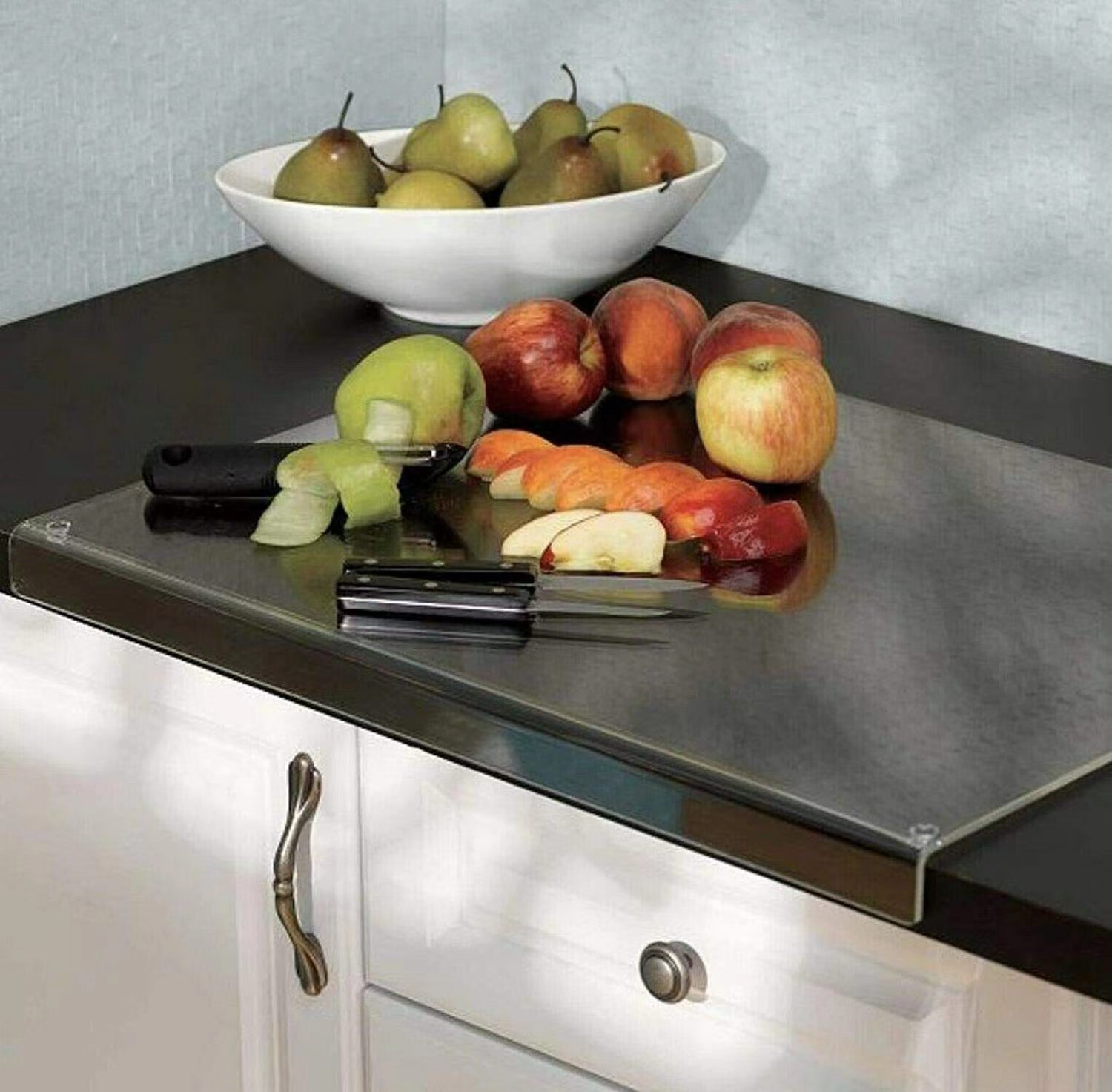 Acrylic cutting boards in stock, direct supply. Anti-slip transparent cutting boards. Kitchen cutting boards for fruits and vegetables. Source factory pic 8