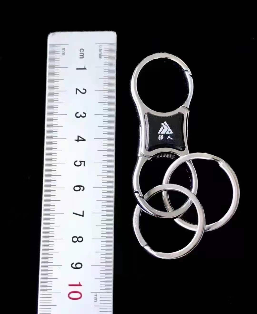 Wholesale Qiangren QR494A keychain, stainless steel metal keychain, creative keychain, keyring pic 16