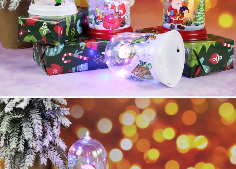New Christmas decorative items: LED lights for the elderly, snowmen, night lights, pendants, and creative Christmas gifts pic 10