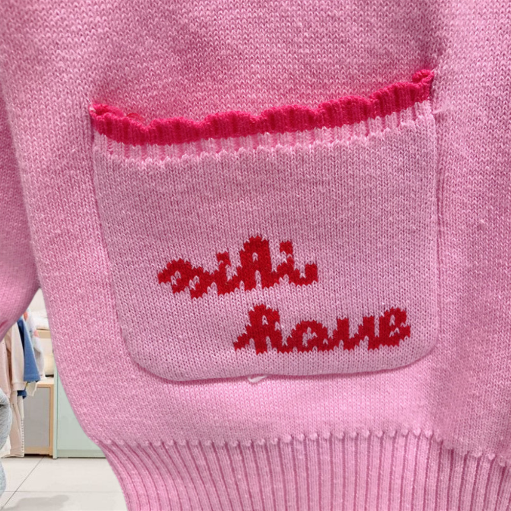 日系mikiclever童装招代理女童春款粉色公主风针织衫毛衣MR430702详情6