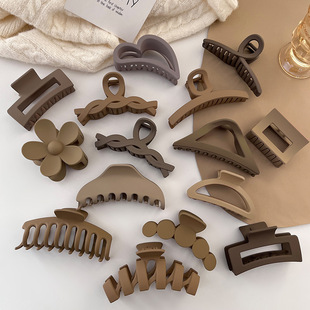 抓夹高级感2024新款高端发夹头发夹子大号发卡后脑勺鲨鱼夹头饰女详情5