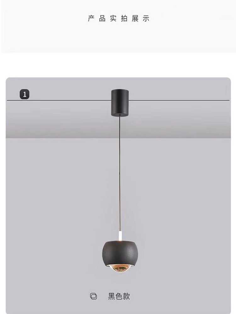 The 2023 new style pendant lamp bedside pendant lamp for the bedroom entrance hall, modern and simple, adjustable bar counter, trendy pic 8