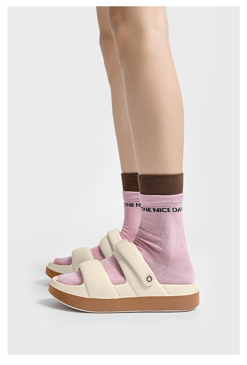 厚底凉鞋女4.0踩屎感露趾透气沙滩鞋夏季户外防滑增高凉拖花园鞋详情20