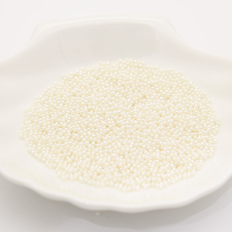 Factory direct sales of ABS non-porous imitation pearl hair accessories, earrings, cream resin jewelry, diy accessories pic 3