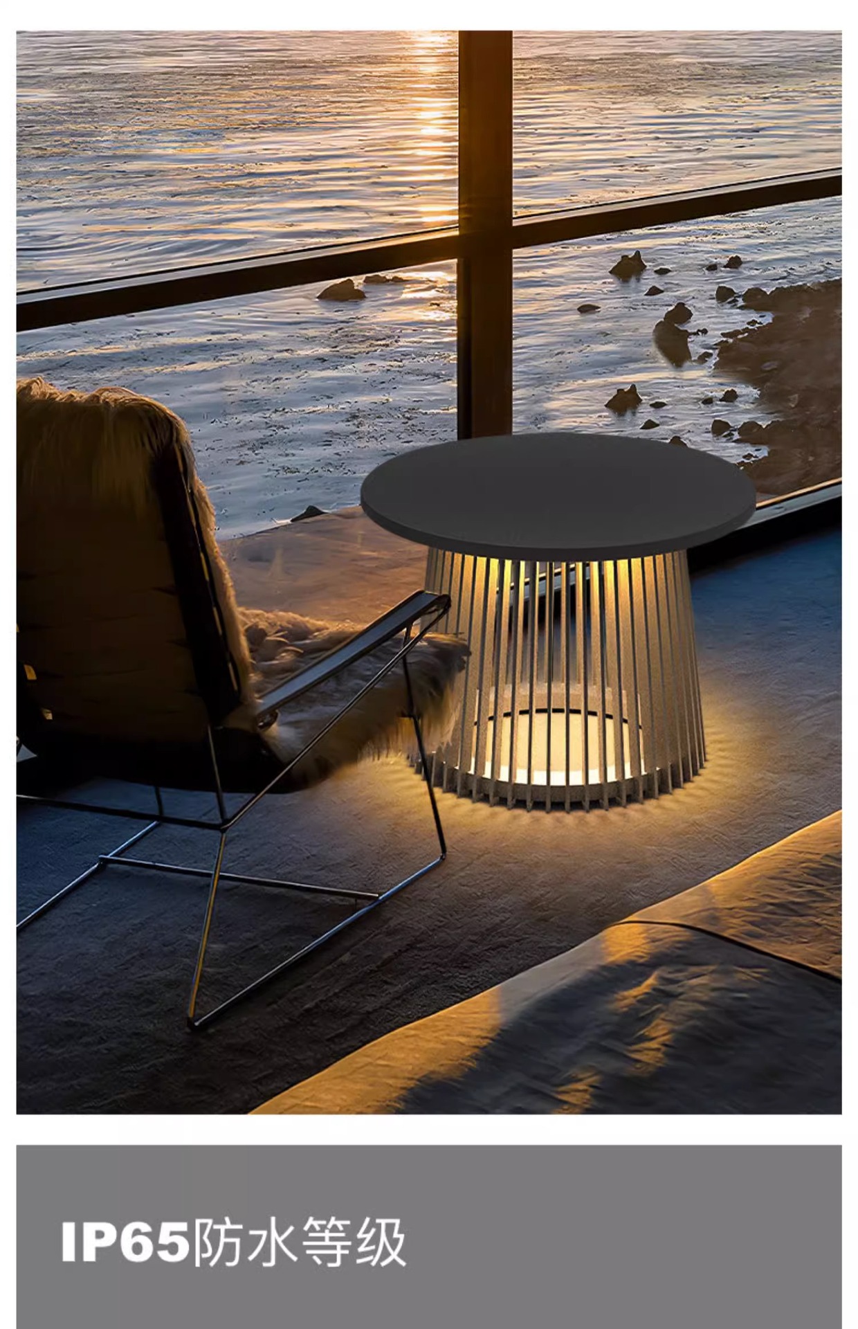 Lámparas de césped solar al aire libre lámparas de pie al aire libre luces de patio al aire libre villa a prueba de agua moderno paisaje luces pic 12