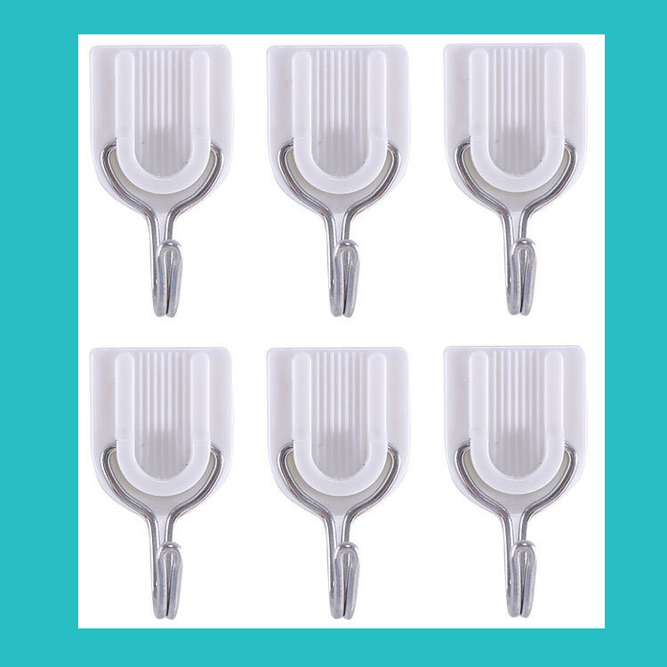 U-shaped coat hooks, door rear coat and hat hooks, kitchen and bathroom non-drilling plastic traceless hooks, wholesale of adhesive hooks pic 9