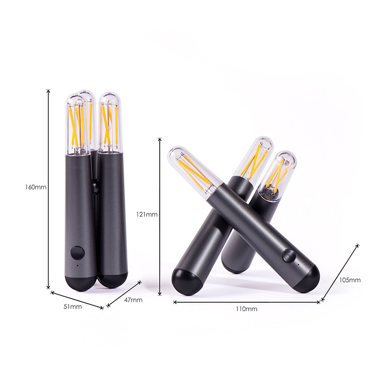 迷你小夜灯桌面氛围灯床头家用吧台灯 便携露营灯小台灯USB充电灯详情4