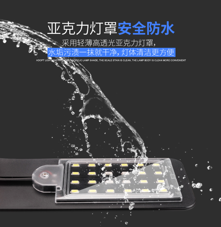 Aquarium Fish Tank X5 Small Clamp Lamp Ultra-thin LED fish tank lighting High-brightness glass tank Black and white aquatic plant lamp pic 2