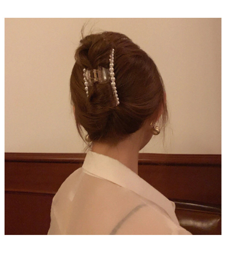 法式抓夹后脑勺发夹女ins韩国气质发卡头饰亚克力蝴蝶鲨鱼夹批发详情26