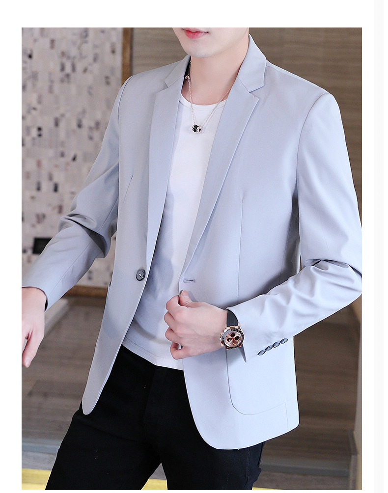 Primavera/otoño 2022 nuevos trajes casuales para hombre versión coreana trajes para hombre trajes para hombre chaquetas de alta gama para hombre pic 10