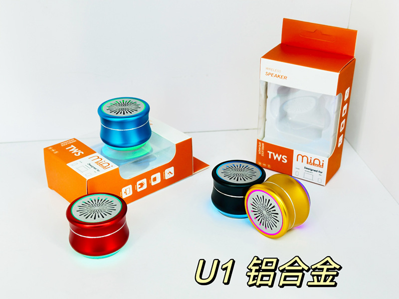 新款迷你无线蓝牙音响低音炮重低音小钢炮立体声户外便携式小音箱详情1