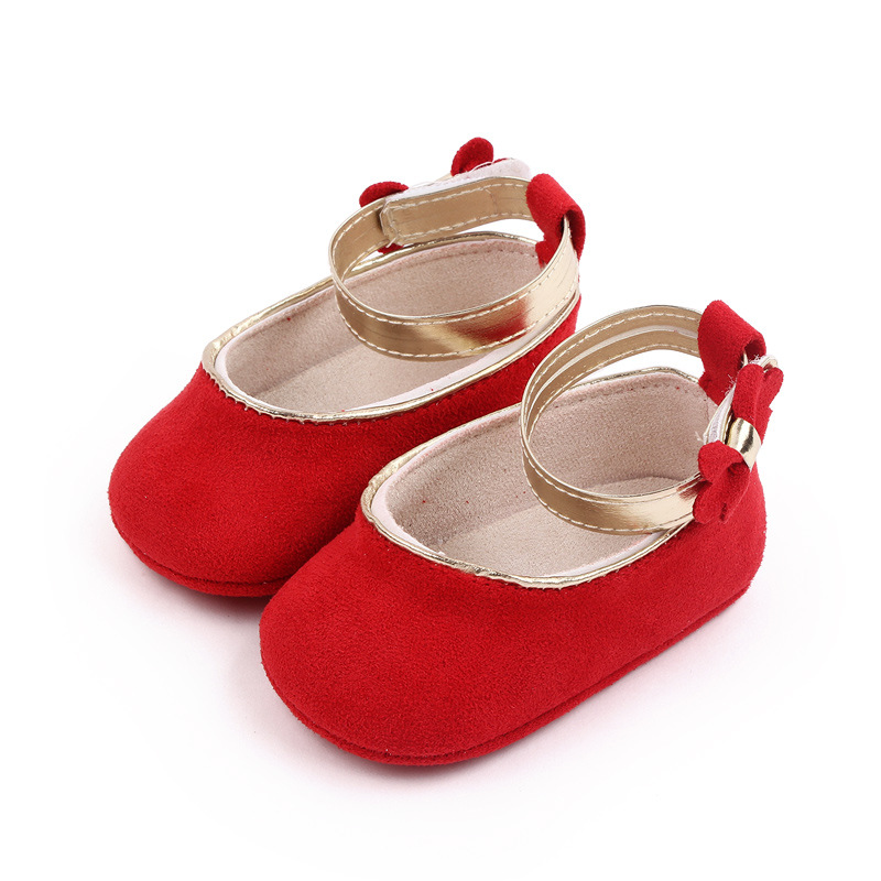 0-1 New anti-slip baby shoes, Princess shoes, soft-soled baby shoes, anti-drop walking shoes, baby shoes M22-12 pic 3