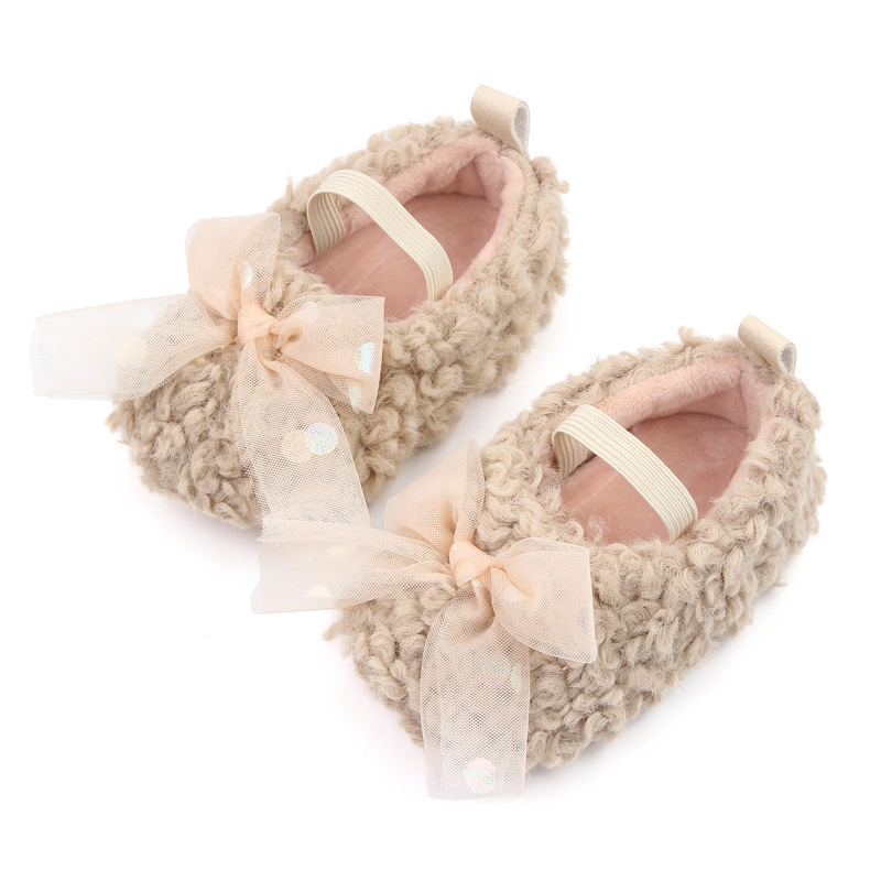 For babies aged 0-1, there are cute cotton shoes. For girls, there are suede princess shoes, shallow elastic cotton shoes, and fluffy shoes for girls. The size is 2750 pic 28