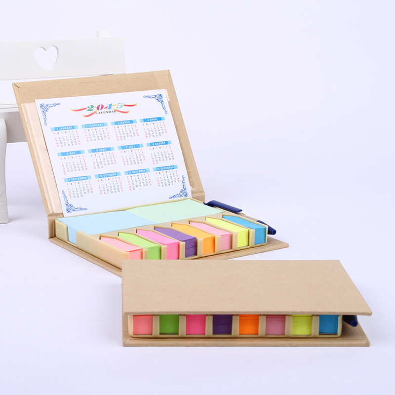 8-arrow sticky note set, multi-color rainbow arrow sticky note combination, customizable sticky note box, with printable logo pic 19