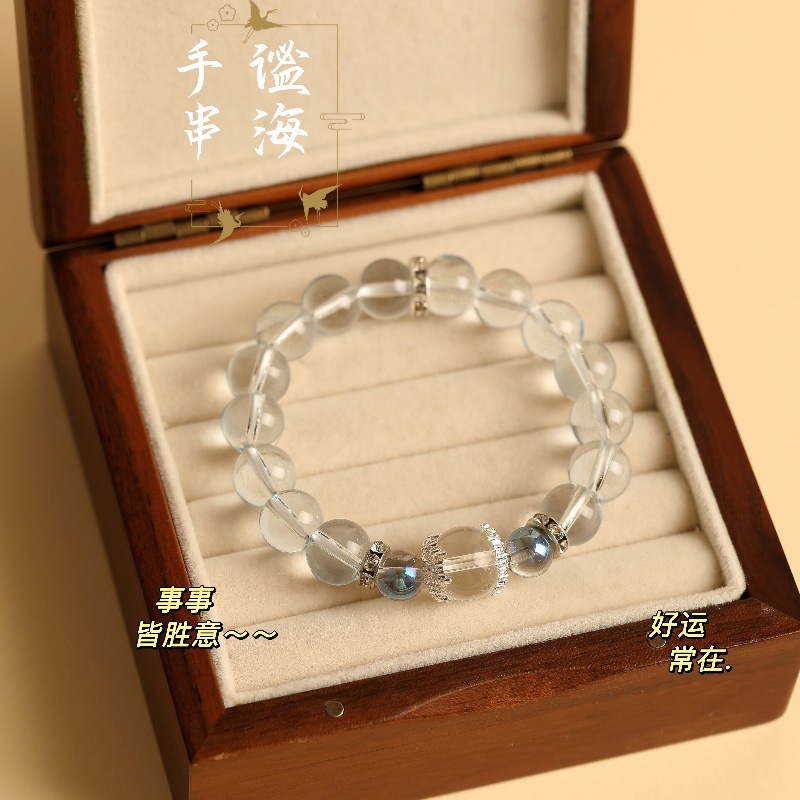 The new nine-purple bracelet, with its light luxury and court-style beaded charm, is a perfect birthday gift for your best friend or girlfriend pic 5
