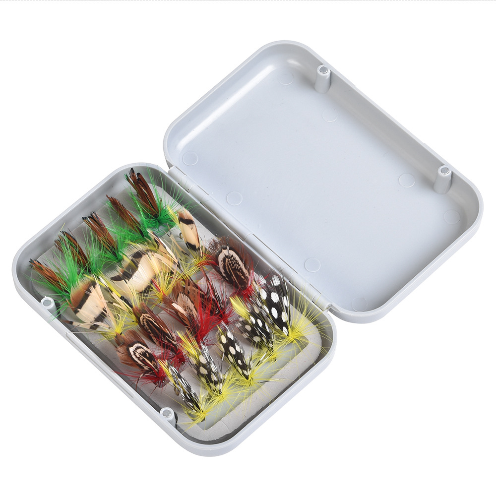 Leou 27955 multi-color mixed fly hook, butterfly imitation and bionic lure fishing hook, hardware fishing equipment premium pic 18