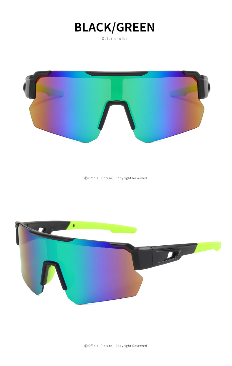 Wholesale of new cross-border UV protection sunglasses, bicycle outdoor sports cycling glasses, and colorful sunglasses pic 12
