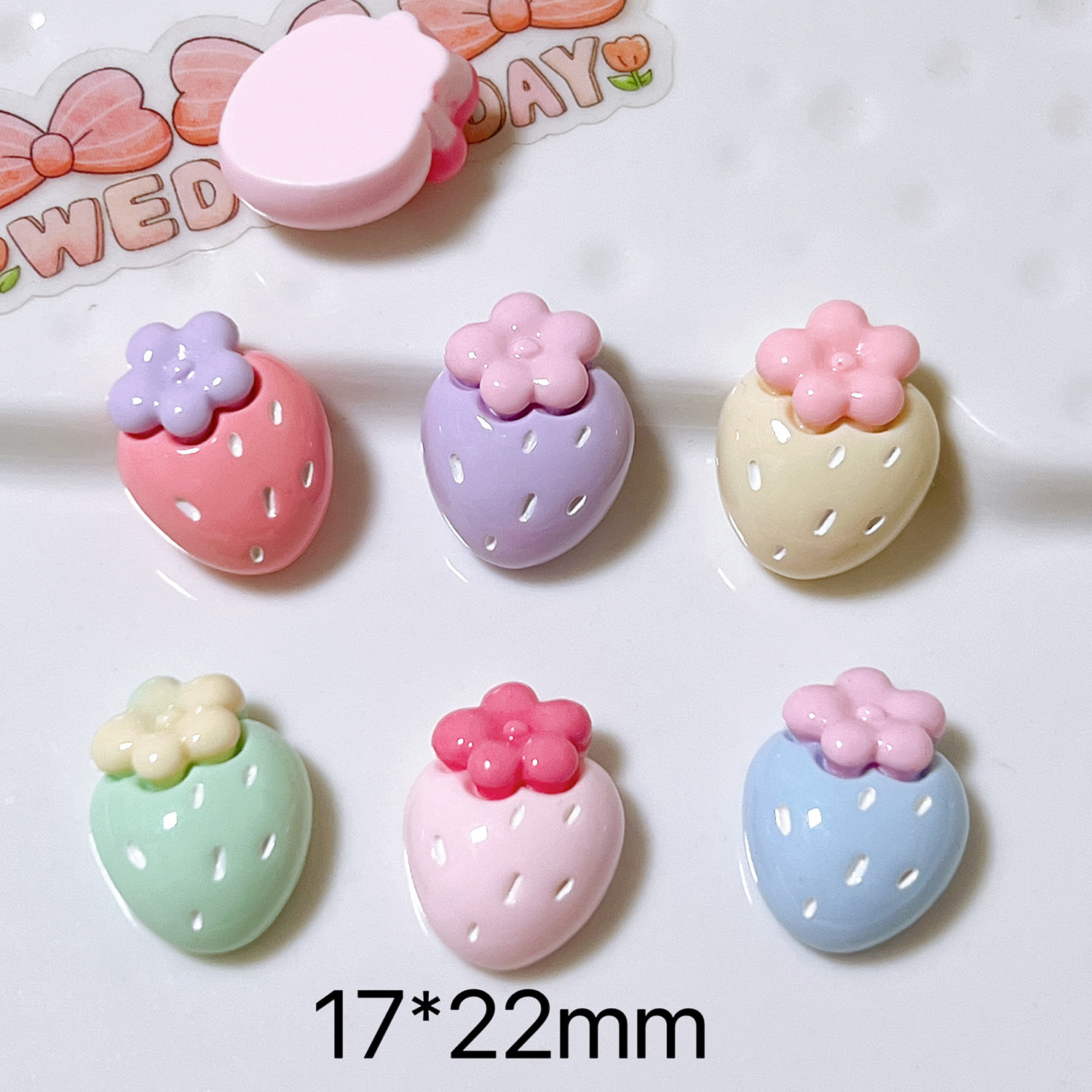 树脂饰品配件批发diy配件手工材料鞋扣帽子奶油胶头饰贴片晚安猪详情28