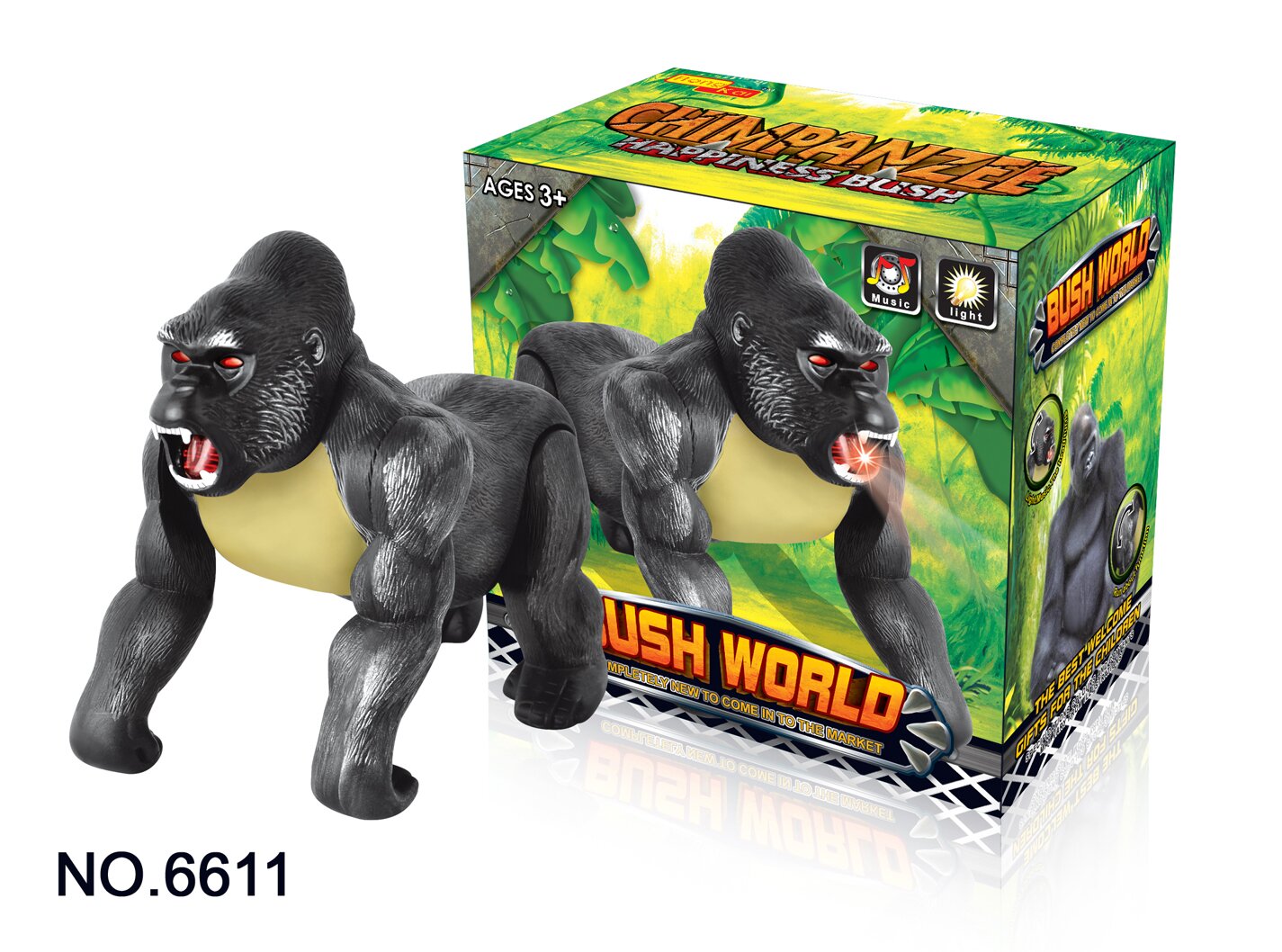 Wholesale of electric light, sound, walking three-headed dragon dinosaur model toys pic 13