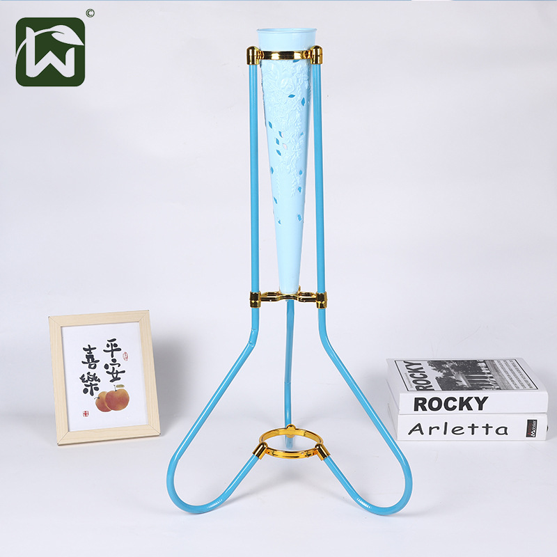 Wedding welcome corridor flower stand, passageway flower basket, rose iron basket, small cultural scene decoration props, basket supplies pic 12