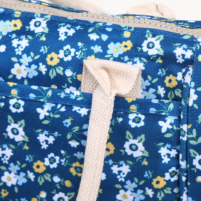 防水牛津布印花女手提包上班妈咪便当包多功能便携式购物手拎女包详情9