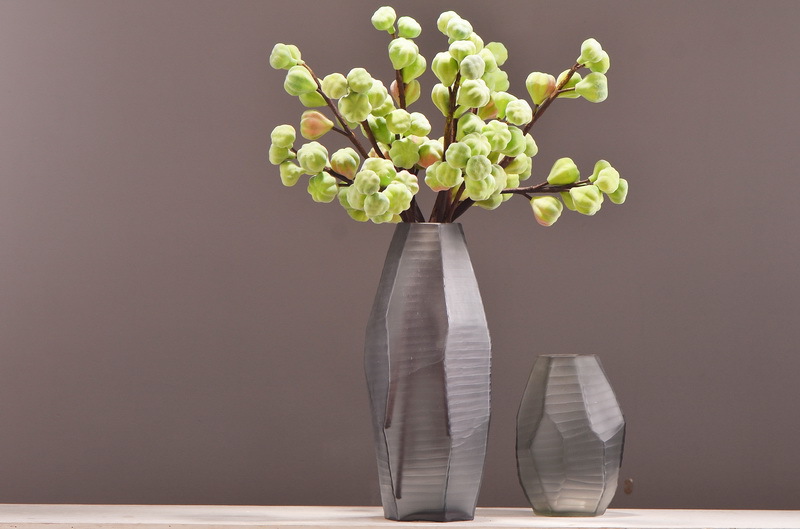 Wholesale of original factory flocking artificial figs, ins popular flower arrangements, artificial berries, entrance hall and hotel decoration pic 12