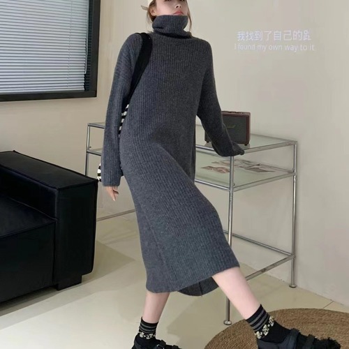 韩版秋冬季百搭圆领套头毛衣女2024新款纯色简约内搭显瘦针织上衣详情26