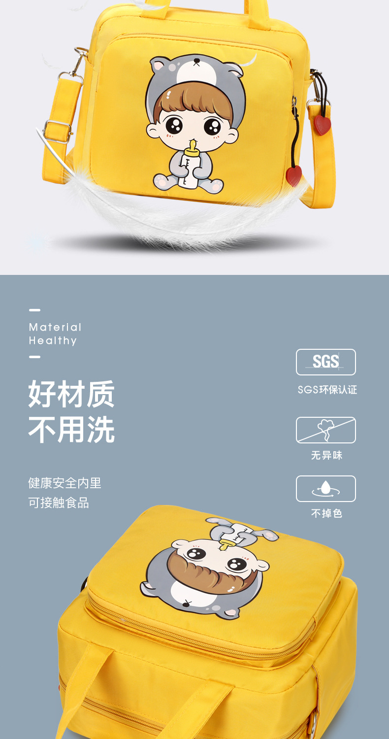 The 2021 new fashionable single-shoulder crossbody mummy bag, ultra-lightweight baby bag, small-sized large-capacity handbag for going out pic 8