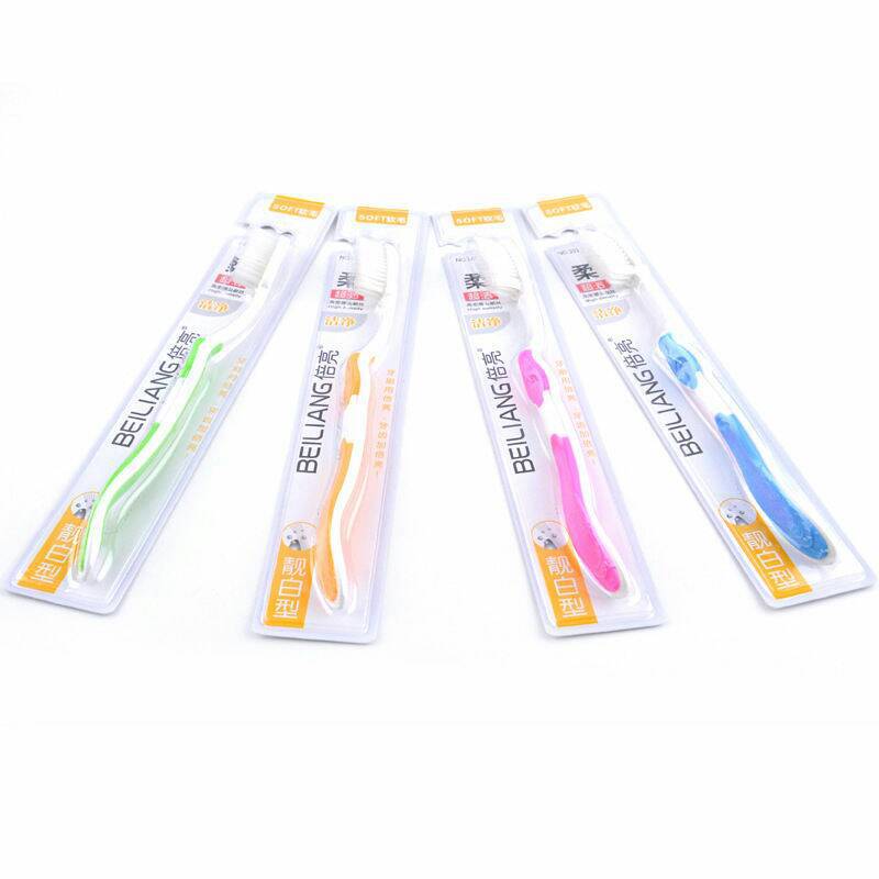 New material bright soft bristle toothbrush, fine bristle toothbrush, adult brushing brush, toiletries, cleaning toothbrush, gift pic 6