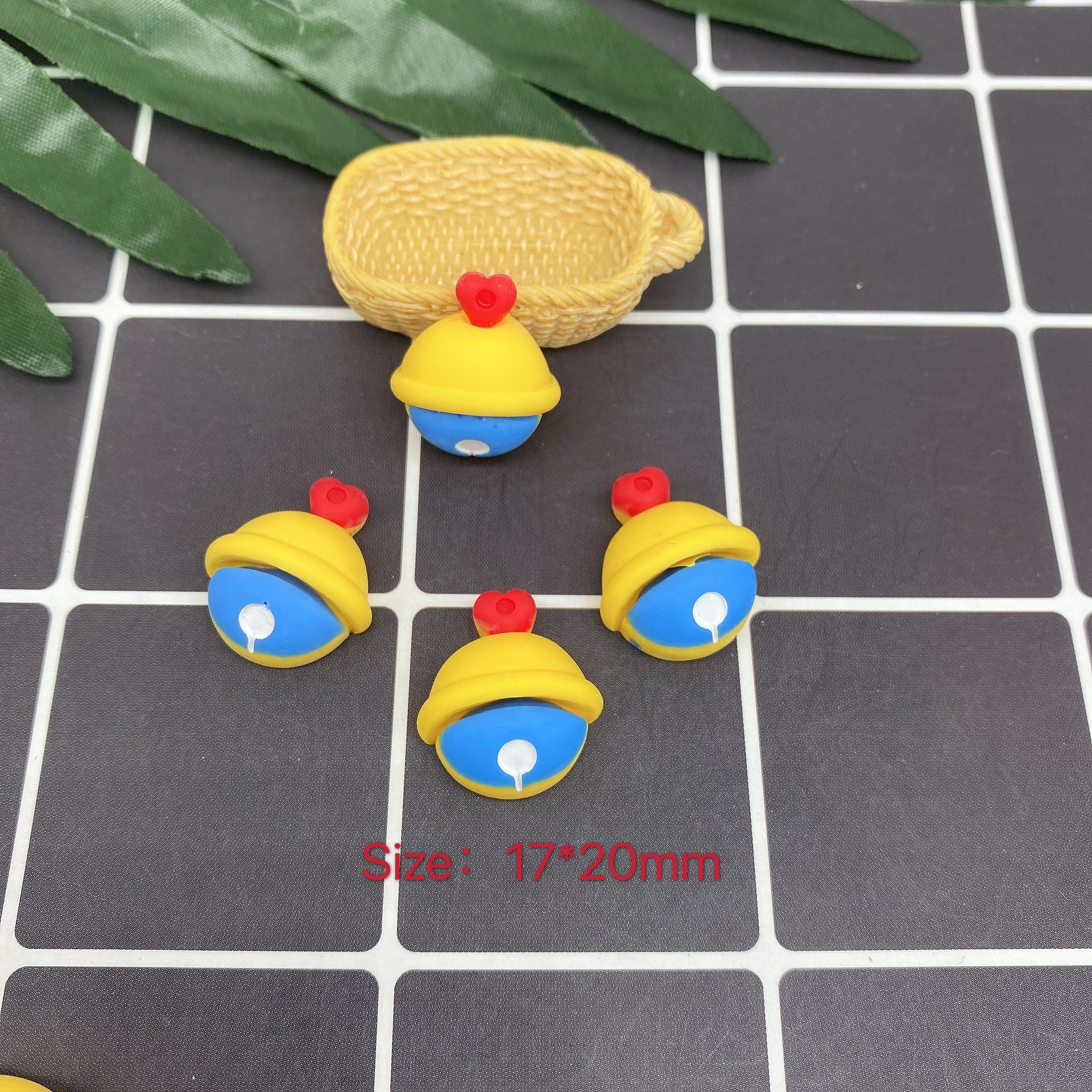 树脂配件饰品帽子贴片史莱姆内放DIY日韩风哑光笑脸厂家直销详情62