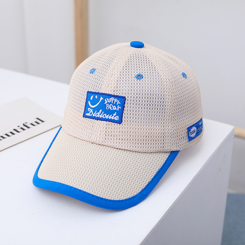 儿童帽子夏季薄款男童防晒宝宝遮阳鸭舌帽男孩夏天太阳帽网眼凉帽详情8