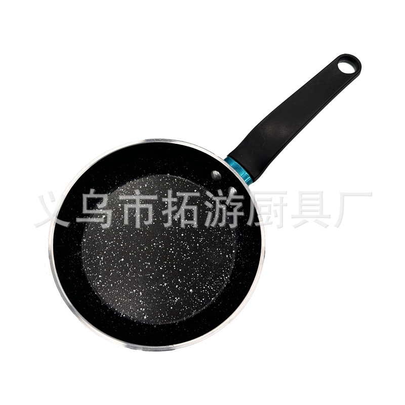 LOVE COOKING 麦饭石12CM/14CM/16CM铝制不粘平底迷你小煎锅家用儿童煎蛋锅多功能炒锅详情4