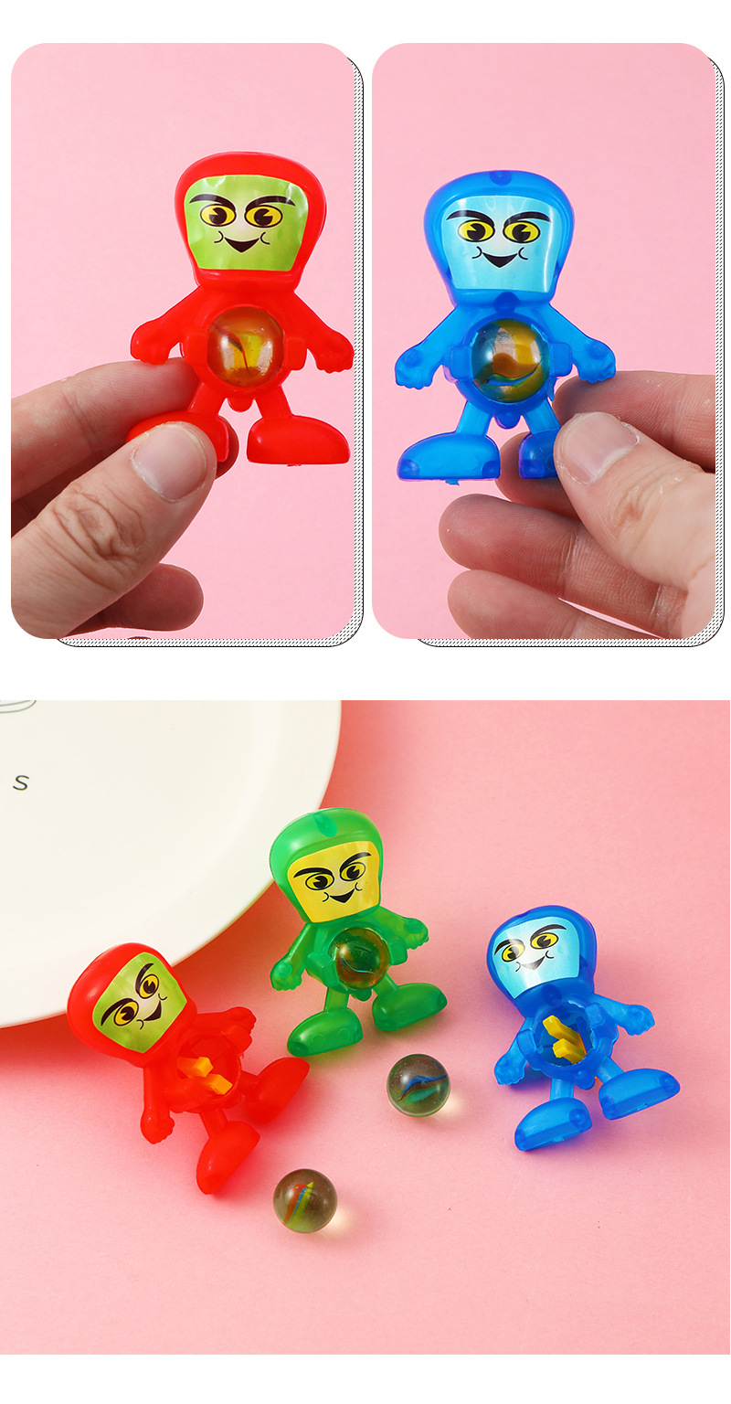 弹珠超人发射机甲战士组装变形机器人警察儿童拼装模型玩具小礼物详情7