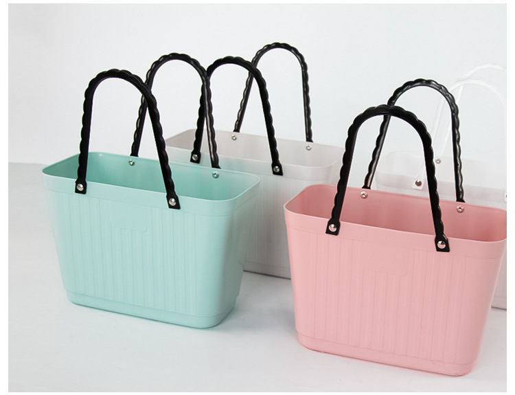 Cesta de almacenamiento cesta de lavandería cesta de plástico para ropa sucia cesta de almacenamiento cesta de suministros venta directa de fábrica pic 29
