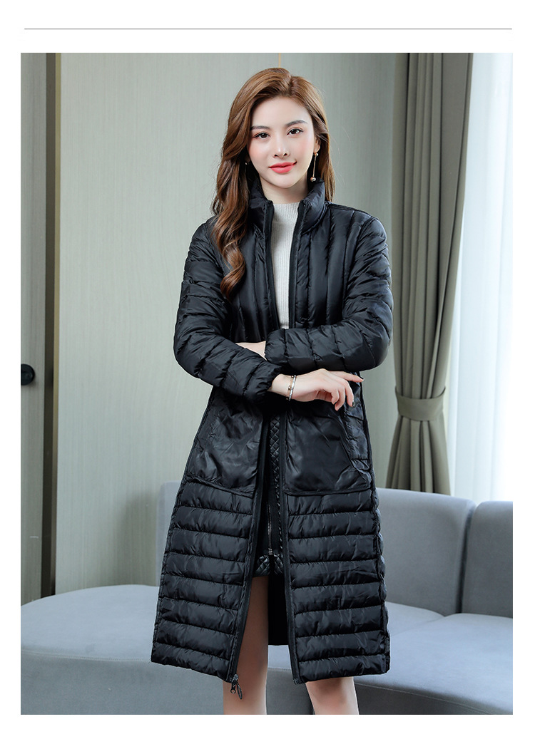 A mid-length cotton-padded jacket for women, 2020 winter new style Korean large-sized slim-fit down cotton-padded jacket, one piece consignment pic 16