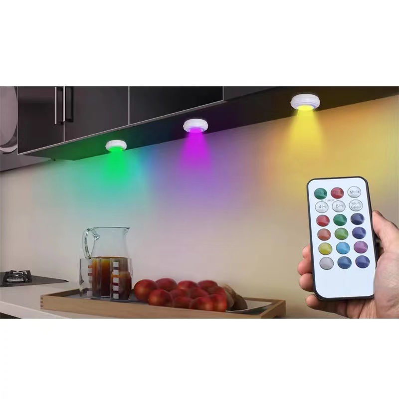 RGB color lights, remote control lights, pat lights, one-to-two wardrobe lights, LED small square lighting, ambient lights, press lights pic 5