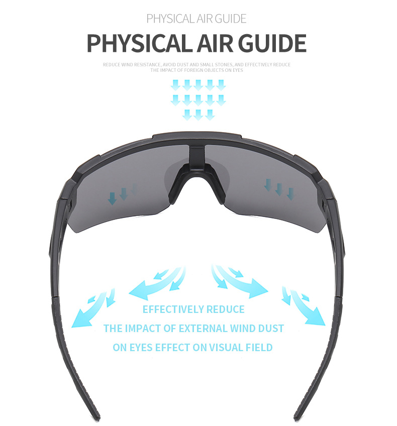 Wholesale of new cross-border UV protection sunglasses, bicycle outdoor sports cycling glasses, and colorful sunglasses pic 2