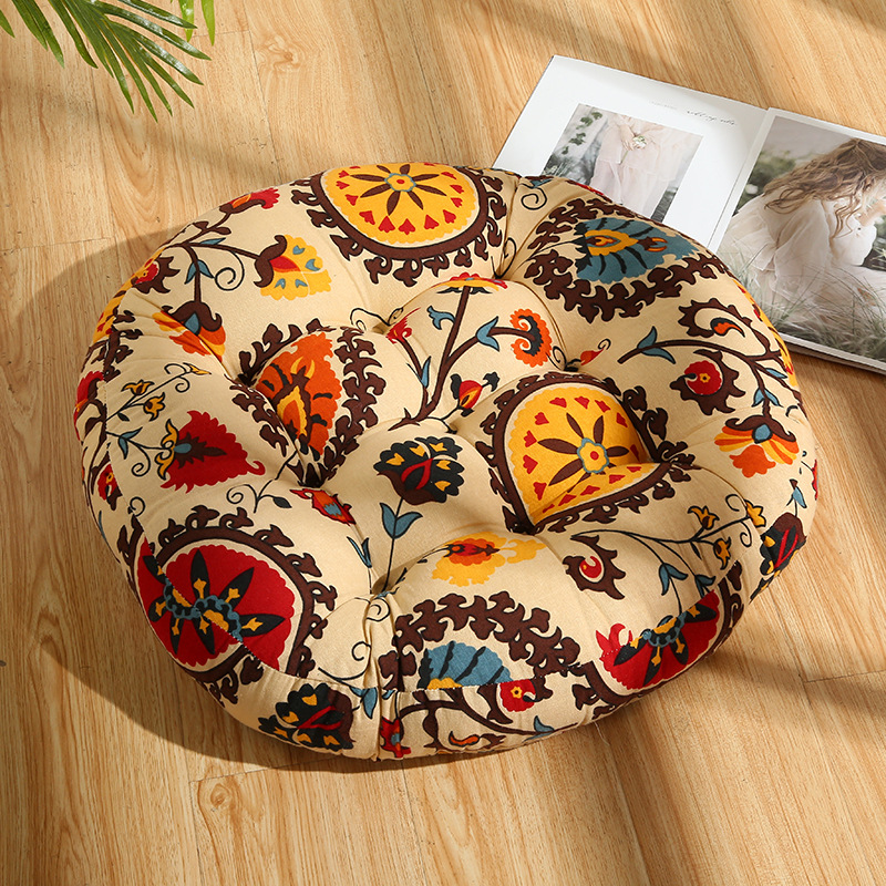 波西米亚民族风圆形大坐垫飘窗榻榻米坐垫客厅沙发地板打坐垫详情16