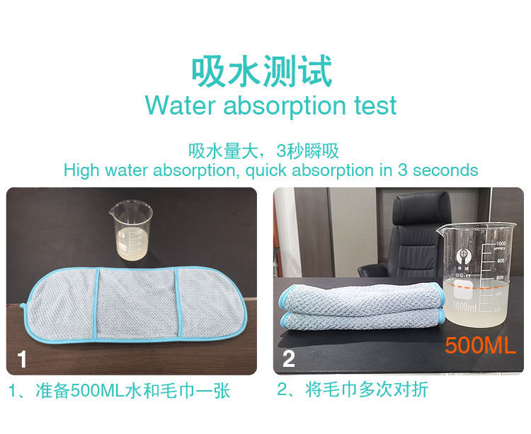 Pet towel, super absorbent and quick-drying dog bath towel, ultra-fine fiber large glove towel, pet bath towel pic 6