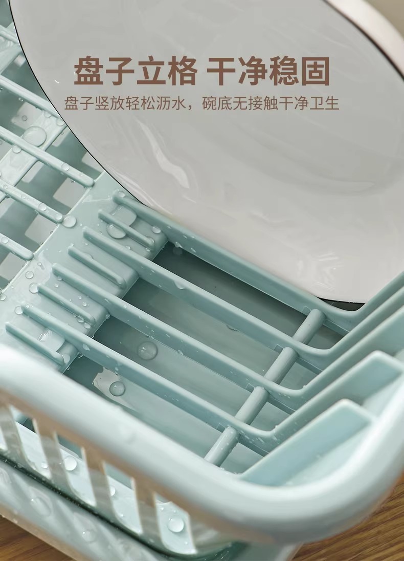 碗碟收纳架厨房水槽置物架小型碗柜碗盘盒滤水碗筷篮放碗架沥水架1详情3
