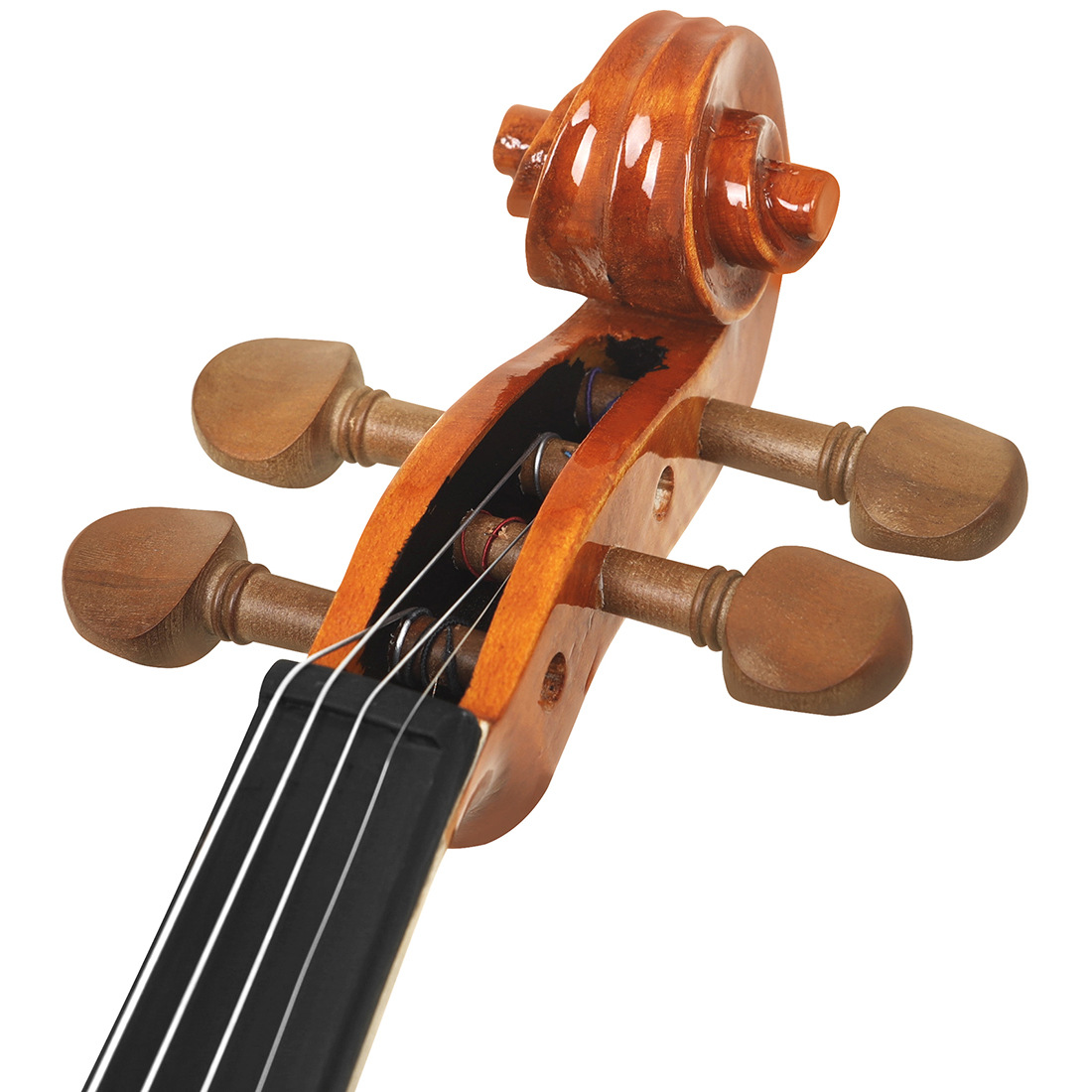 Wholesale handmade maple violin AV-609 natural tiger-patterned jujube wood violin for children and adults 4/4 popular violin pic 19