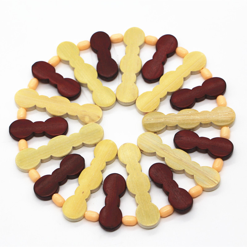 The 16cm round bamboo hollowed-out coasters and placemats at the two-yuan store are selling well. The bamboo heat-insulating MATS and bowl MATS are also on sale pic 8