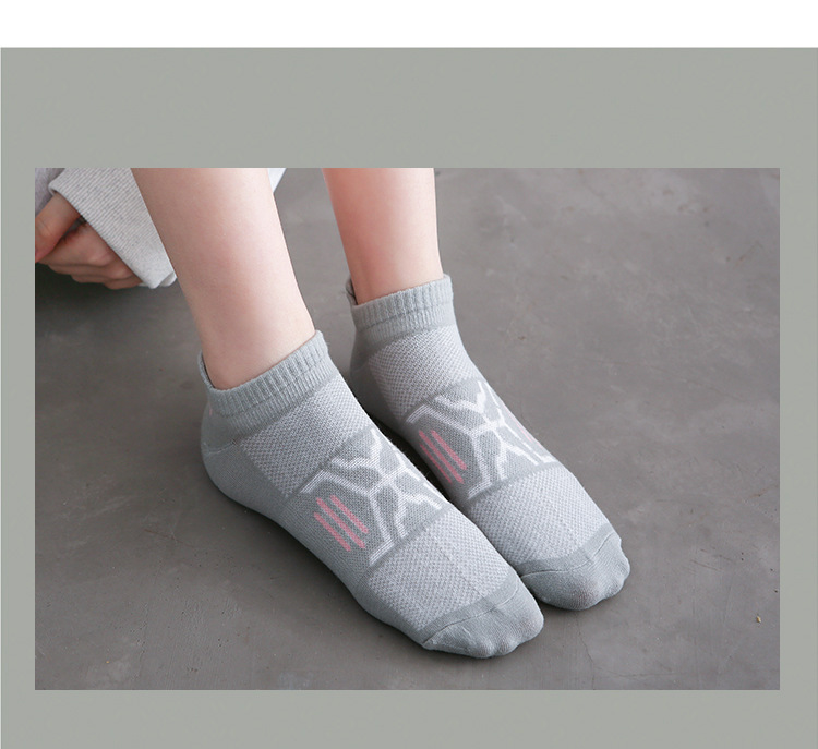 袜子女春夏季网眼女船袜脚底橡筋短筒女袜后跟提耳护脚短袜吸汗详情3